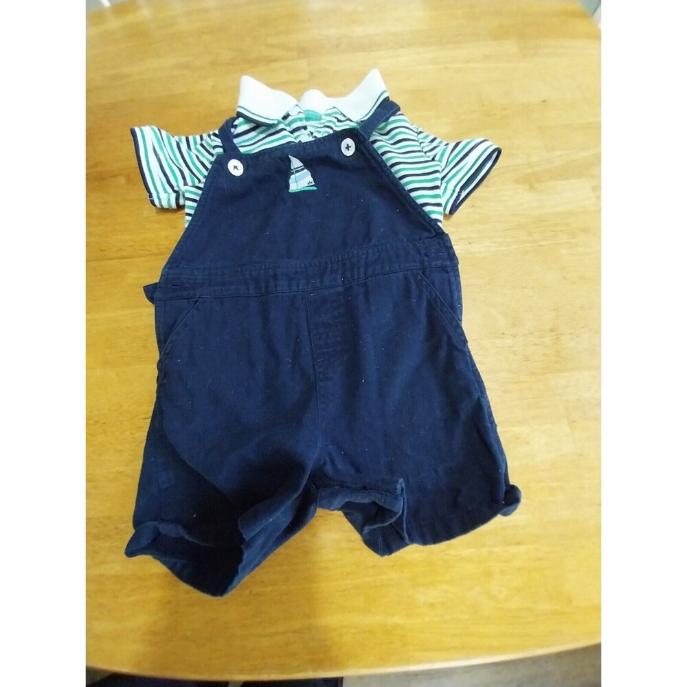 Crown and Ivy 2 Piece Shirt and romper 18 Months